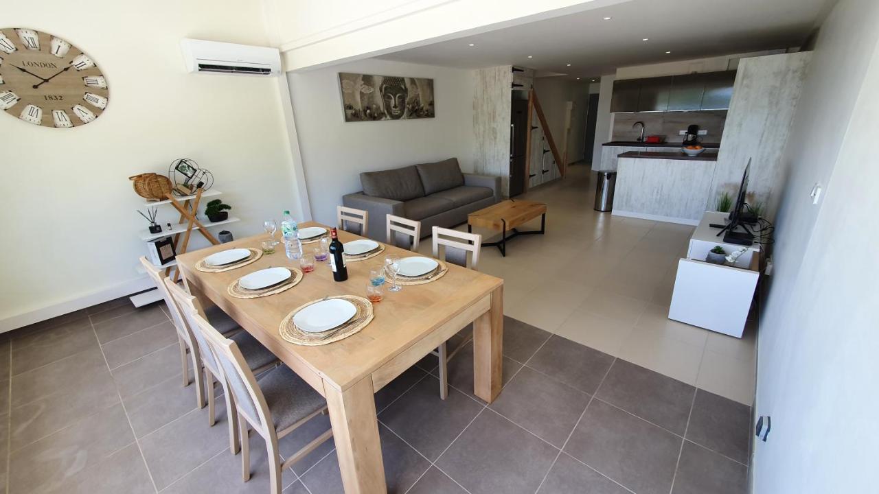 Pinel Superbe Appartement En Residence Vue Mer クルドサック エクステリア 写真